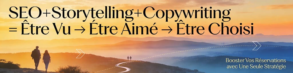 Banniére colorée avec texte Booster vos réservations avec une seule stratégie