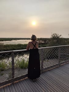 Paysage de Camargue coucher du soleil inspiartion redaction web tourisme